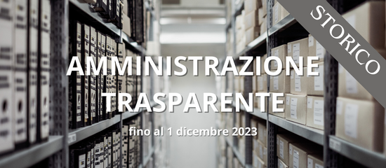 AMMINISTRAZIONE TRASPARENTE